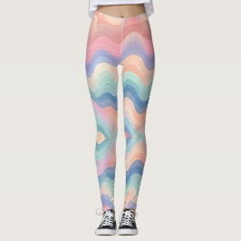 Dromerige pastelgradiënt Leggings
