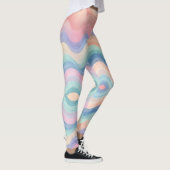Dromerige pastelgradiënt Leggings (Rechts)