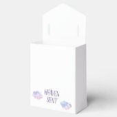 Dromerige pastelhemel stuurde meisje Baby shower Bedankdoosjes (Geopend)