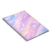 Dromerige pastelhemels AI-kunst Notitieboek (Rechterzijde)