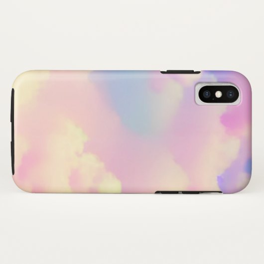 Dromerige pastelwolken in zachte tinten Case-Mate iPhone case (Achterkant (horizontaal))