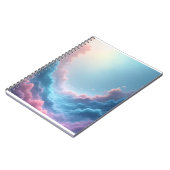Dromerige Pastelwolken Notitieboek (Linkerzijde)