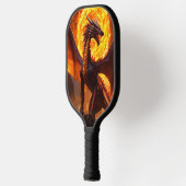 Dromerige Pickleball met Dragon Watercolor Art Paddle (Links)