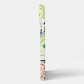 Dromerige pioenen iPhone hoesje (Linkerkant)