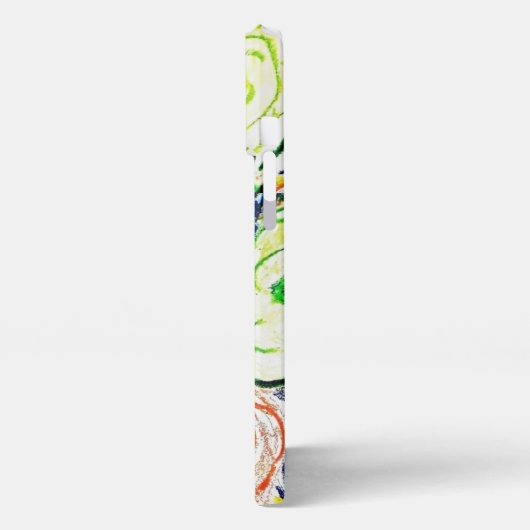 Dromerige pioenen iPhone hoesje (Linkerkant)