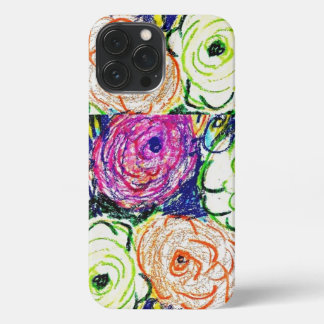 Dromerige pioenen iPhone 13 pro max hoesje