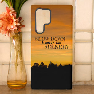 Dromerige Prairie-heuvels bij zonsondergang Persoo Samsung Galaxy Hoesje