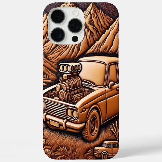 Dromerige rit met 1980 Muscle Car Case-Mate iPhone Case (Achterkant)
