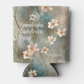 dromerige Romance tuin bloemenvrijgezellenfeest Blikjeskoeler (Voorkant)