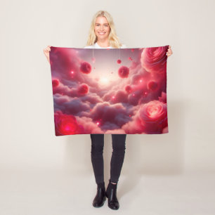 Dromerige Romantische Fantasie Rozen Liefde Fleece Deken