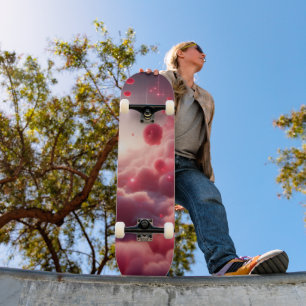 Dromerige Romantische Fantasie Rozen Liefde Persoonlijk Skateboard
