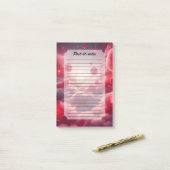 Dromerige Romantische Fantasie Rozen Liefde Post-it® Notes (Op bureau)