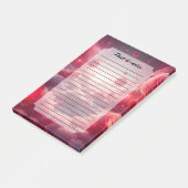 Dromerige Romantische Fantasie Rozen Liefde Post-it® Notes (Schuin)