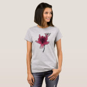 Dromerige Roze Lelies T-shirt (Voorkant volledig)