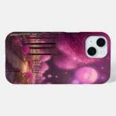 Dromerige roze nachtlandschap Case-Mate iPhone case (Achterkant (horizontaal))