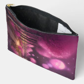 Dromerige roze nachtlandschap etui (Open)