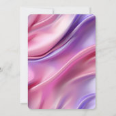  dromerige roze Paarse verjaardag Kaart (Achterkant)