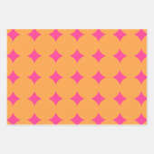 Dromerige Roze Sterren Inpakpapier Vel (Voorkant 2)