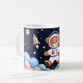 Dromerige Ruimte Teddy Koffiemok (Voorkant links)