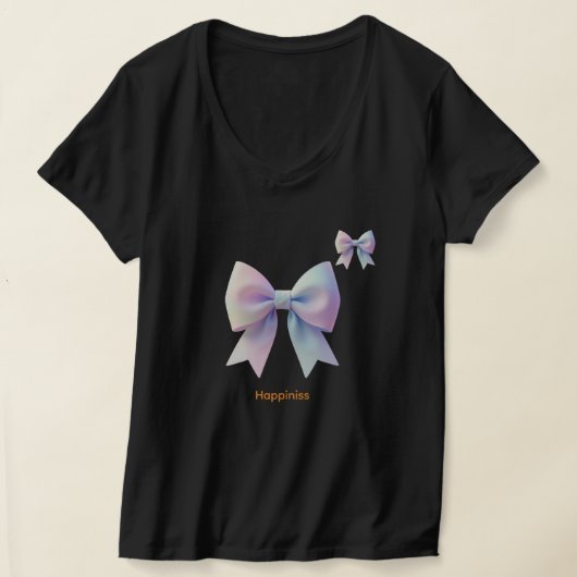 Dromerige Satijn Pastel Boog T-shirt (Laagn)