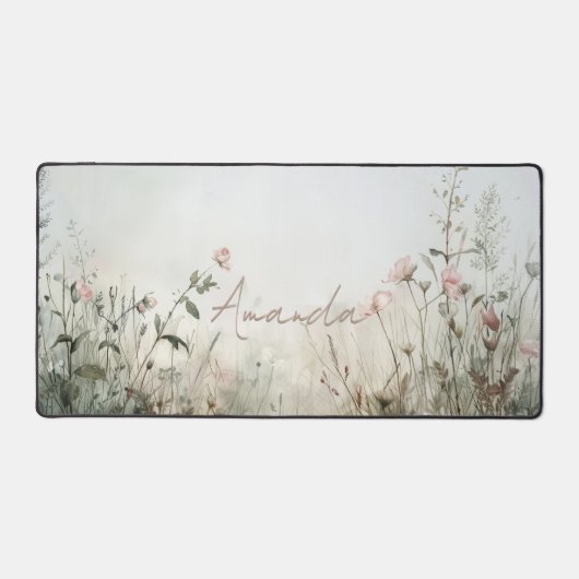 Dromerige Scène van de Lente Bloemen Bureaumat (Voorkant)