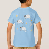 Dromerige Schaap Kinderen T-Shirt (Achterkant)