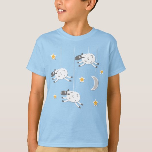 Dromerige Schaap Kinderen T-Shirt (Voorkant)
