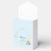 Dromerige Schattige Teddy Bear Baby Boy Themd Bedankdoosjes (Geopend)