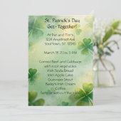 Dromerige Shamrocks St. Patrick's Day Kaart (Staand voorkant)