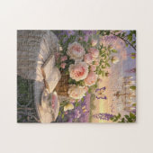 Dromerige, soft-focus scène van een weelderige, Fl Legpuzzel (Horizontaal)