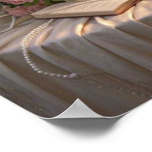 Dromerige, soft-focus scène van een weelderige, Fl Poster (Hoek)