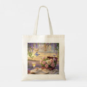 Dromerige, soft-focus scène van een weelderige, Fl Tote Bag (Achterkant)