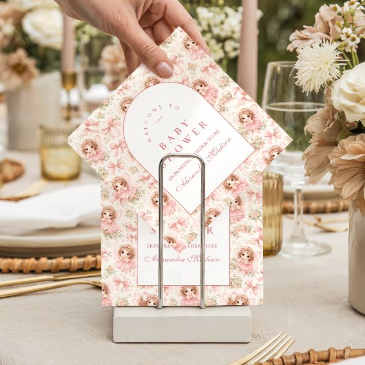 Dromerige Sprookjestuin Baby Shower Servet