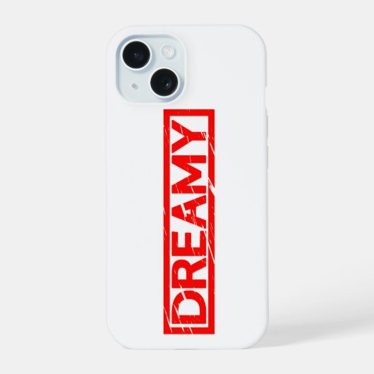 Dromerige Stempel iPhone 15 Case (Achterkant)