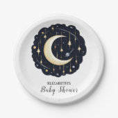 Dromerige Sterren Baby shower Papieren Bordje (Voorkant)