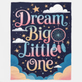Dromerige sterren en wolken dromen grote kleine fleece deken (Voorkant)
