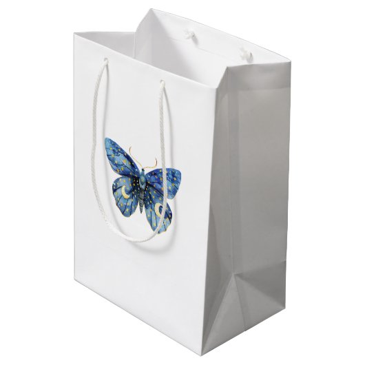 Dromerige sterren Moon Butterfly Medium Cadeauzakje (Achterkant Gekanteld)