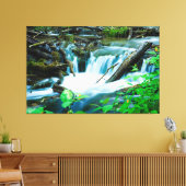 dromerige stromende stroom canvas afdruk (Insitu (Woonkamer))