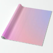 Dromerige Suikerspin Pastel Gradiënt Cadeaupapier (Uitgerold)