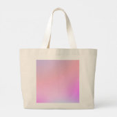 Dromerige Suikerspin Pastel Gradiënt Grote Tote Bag (Achterkant)