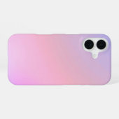 Dromerige Suikerspin Pastel Gradiënt iPhone 16 Hoesje (Achterkant horizontaal)