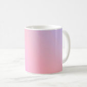 Dromerige Suikerspin Pastel Gradiënt Koffiemok (Voorkant rechts)