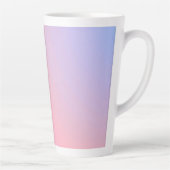 Dromerige Suikerspin Pastel Gradiënt Latte Mok (Rechts)