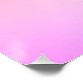 Dromerige Suikerspin Pastel Gradiënt Perfect Poster (Hoek)