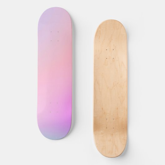 Dromerige Suikerspin Pastel Gradiënt Persoonlijk Skateboard (Voorkant)