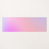 Dromerige Suikerspin Pastel Gradiënt Yogamat (Voorkant (horizontaal))