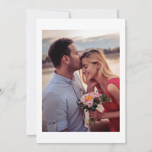 Dromerige Summer Beach Palm Tree bruiloft uitnodig Kaart (Achterkant)