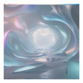 Dromerige surrealistische ijstunnel futuristische  perfect poster (Voorkant)