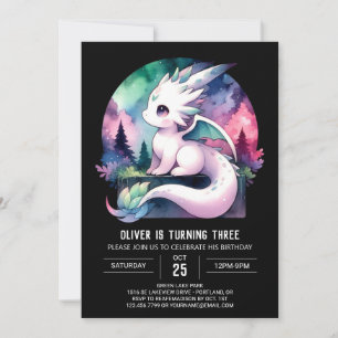 Dromerige Sweet Dragon Verjaardag Kaart