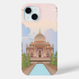 Dromerige taj mahal iPhone 15 case
